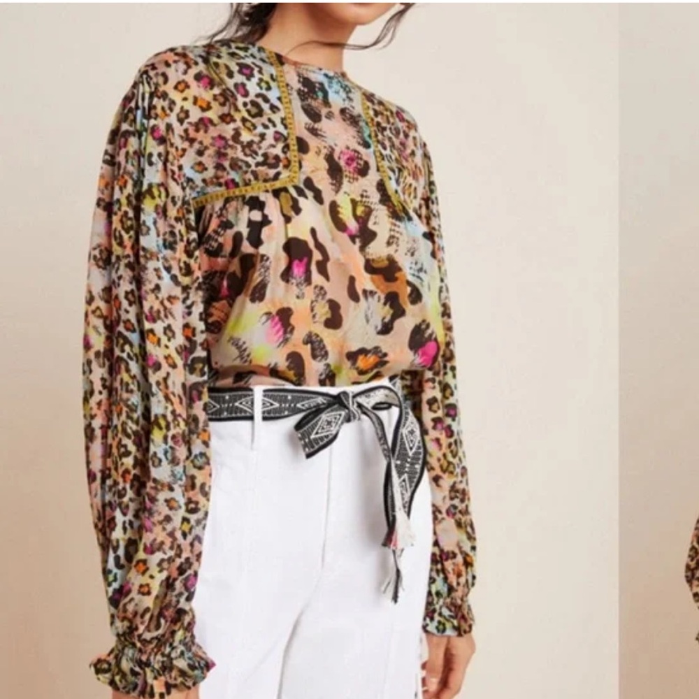 Bl-nk Miranda Peasant Blouse from Anthropologie